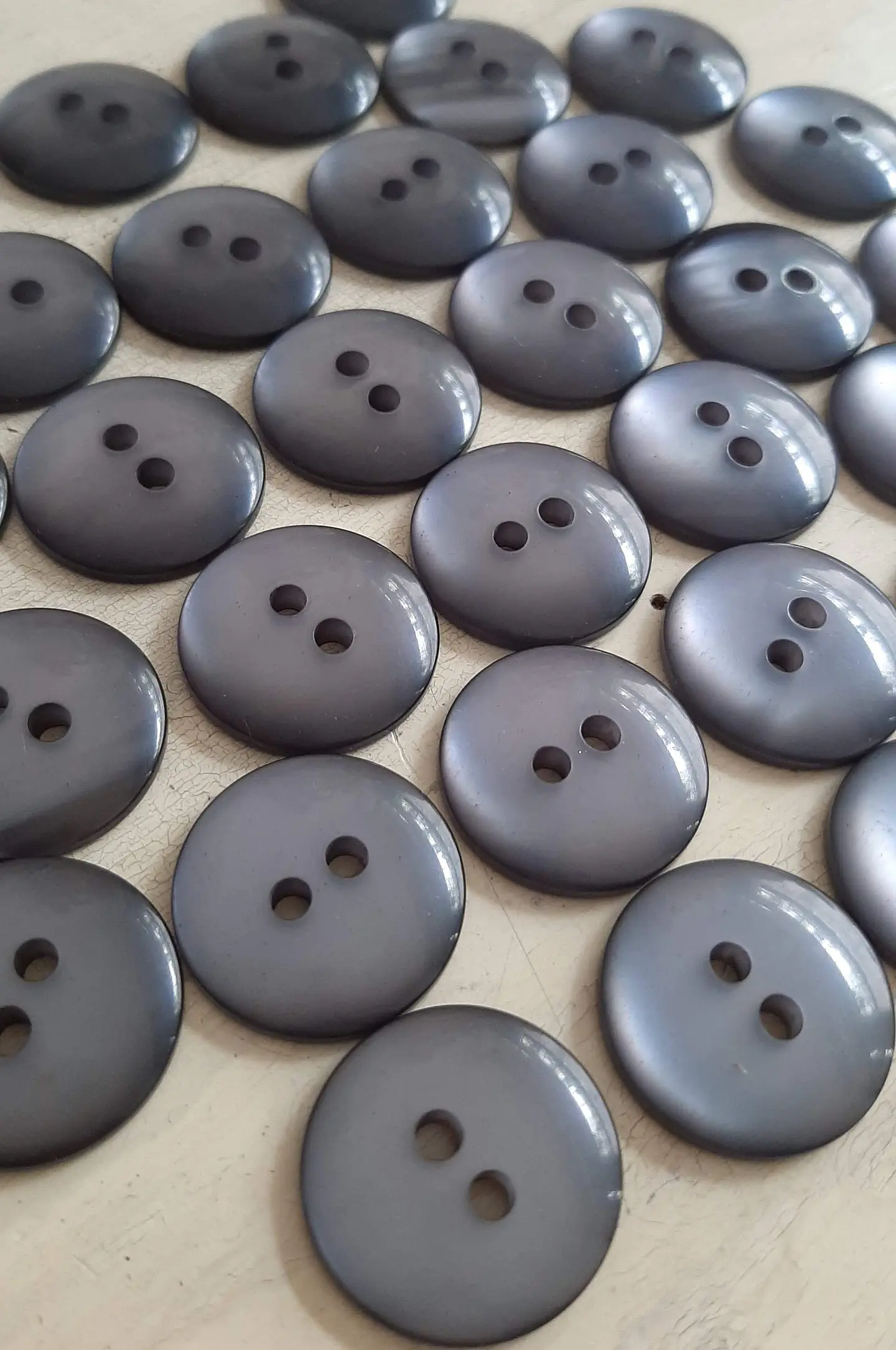 Botones lenteja perlados 11mm 7