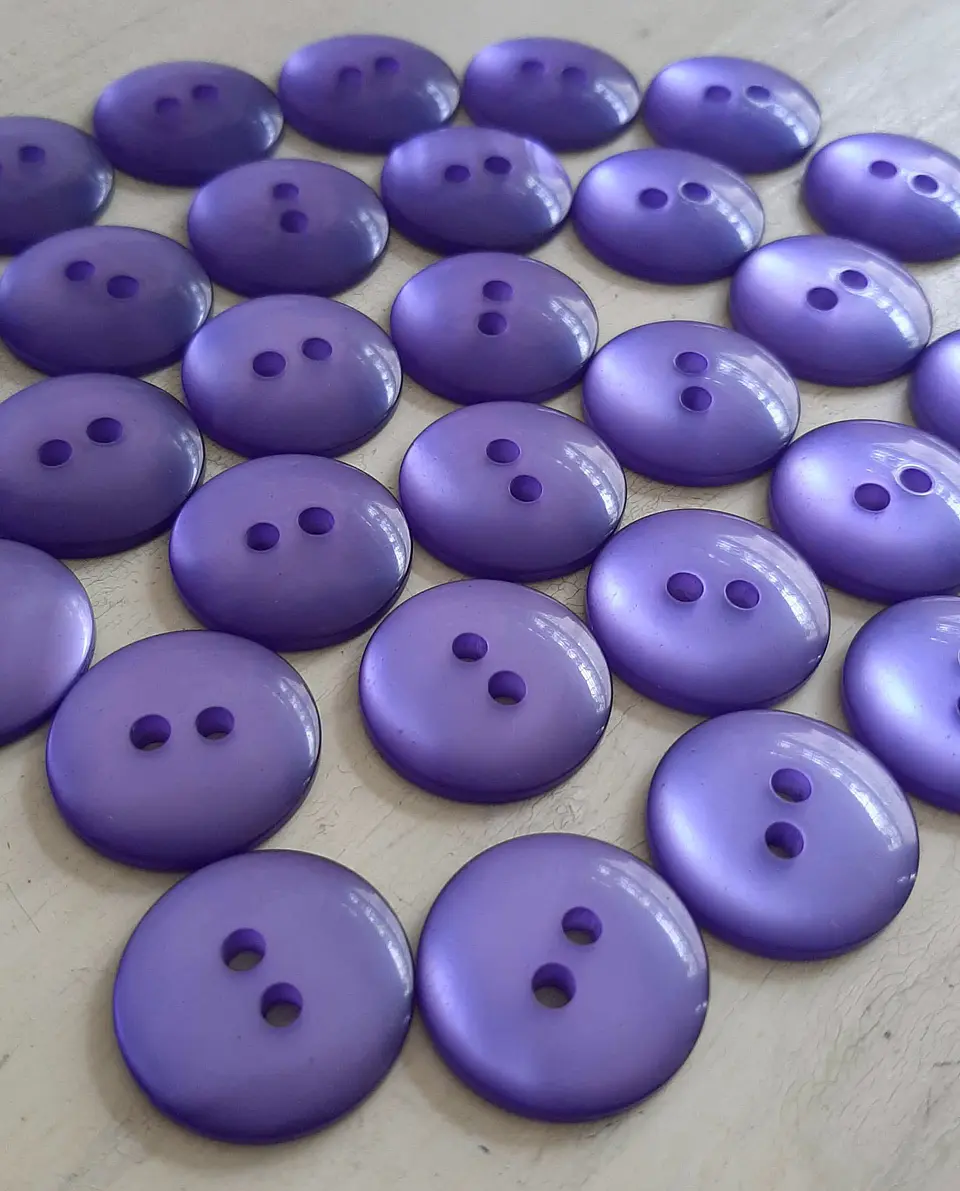 Botones lenteja perlados 11mm 8