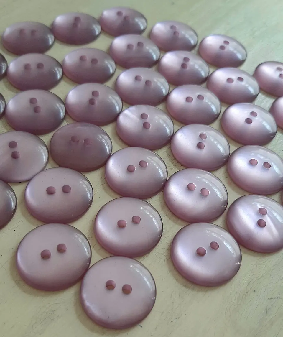 Botones lenteja perlados 11mm 9