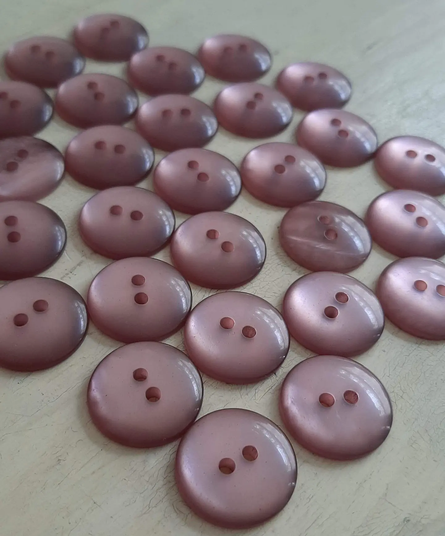 Botones lenteja perlados 11mm 10