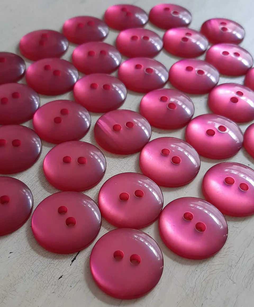 Botones lenteja perlados 11mm 11