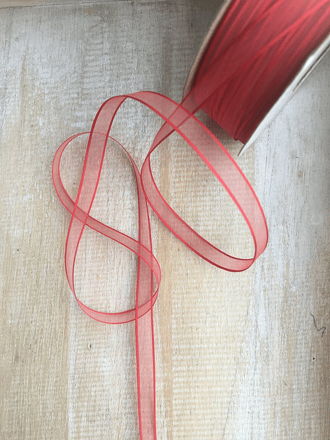 Cinta Organza 7mm 10mts