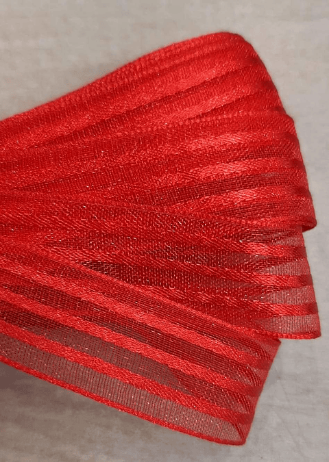 Cinta organza rayas 15mm
