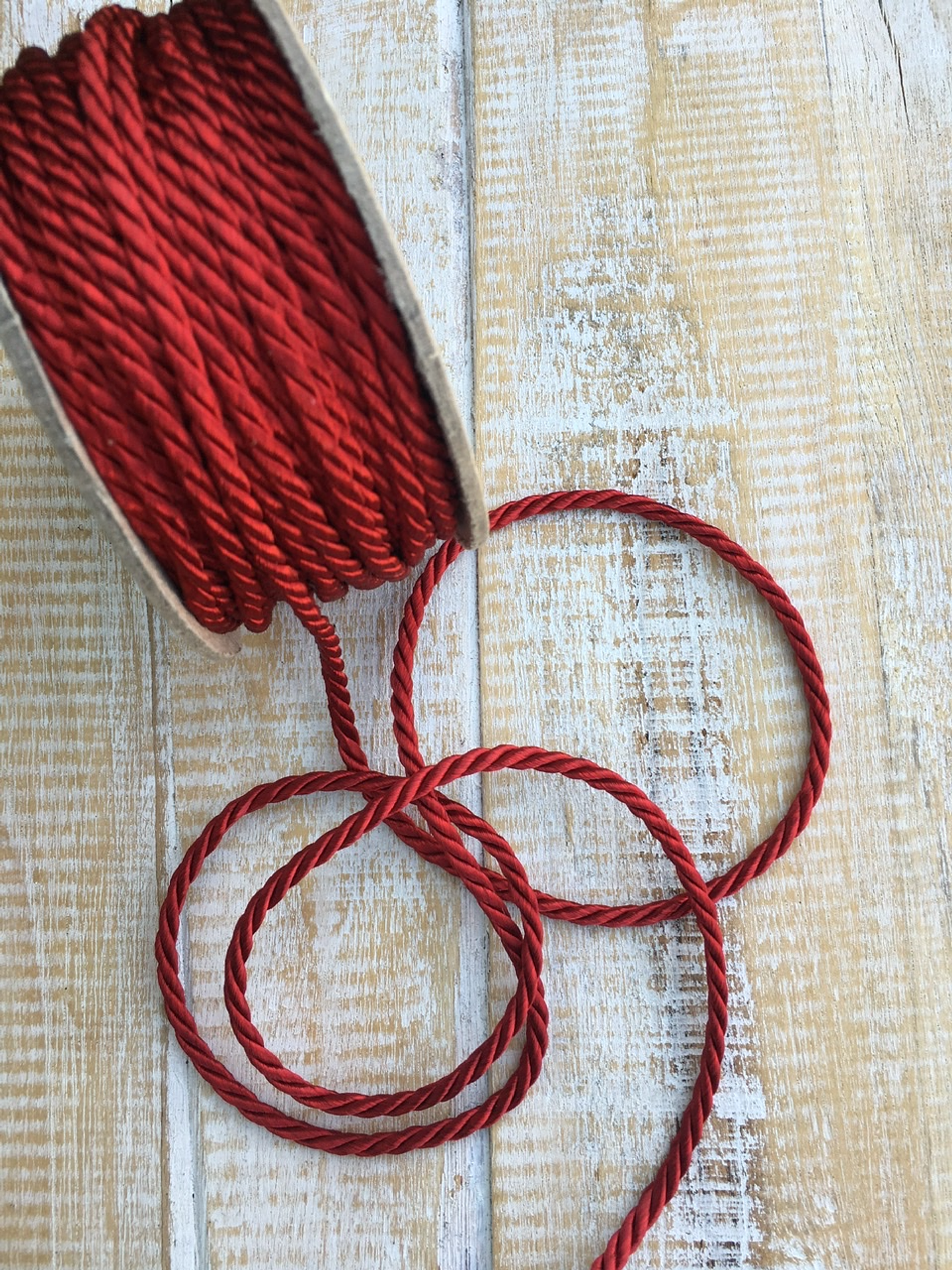 Rollo Cordón Torcido Satinado 3mm 3