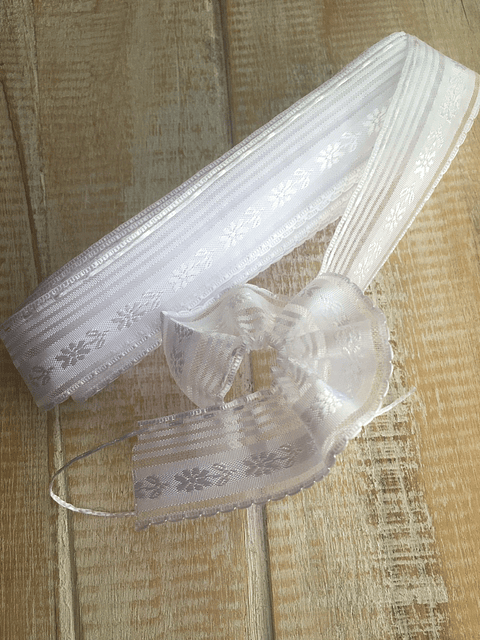 Cinta Lazo Mágico Flores por Pieza