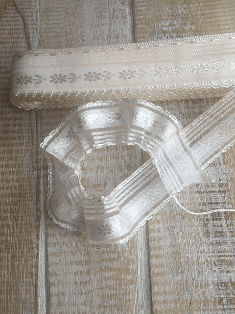 Cinta Lazo Mágico Flores por Pieza