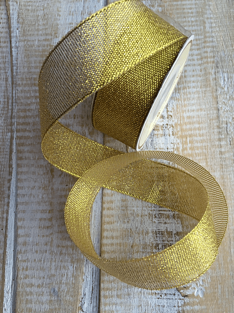 Rollo de Cinta Dorada Metalizada 10mts