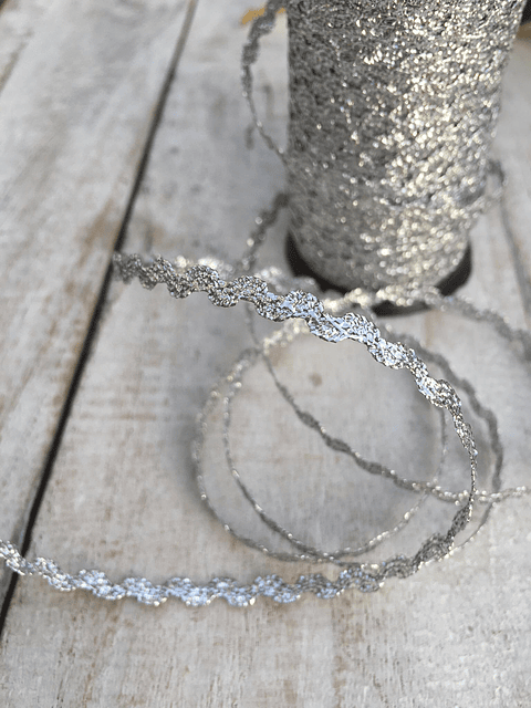 Cinta Zigzag Metalizada 4mm 3mts