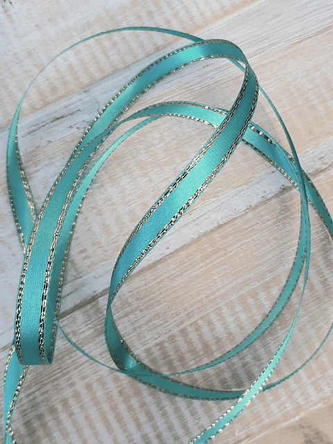 Rollo 27m Cinta Satín Lúrex 7mm