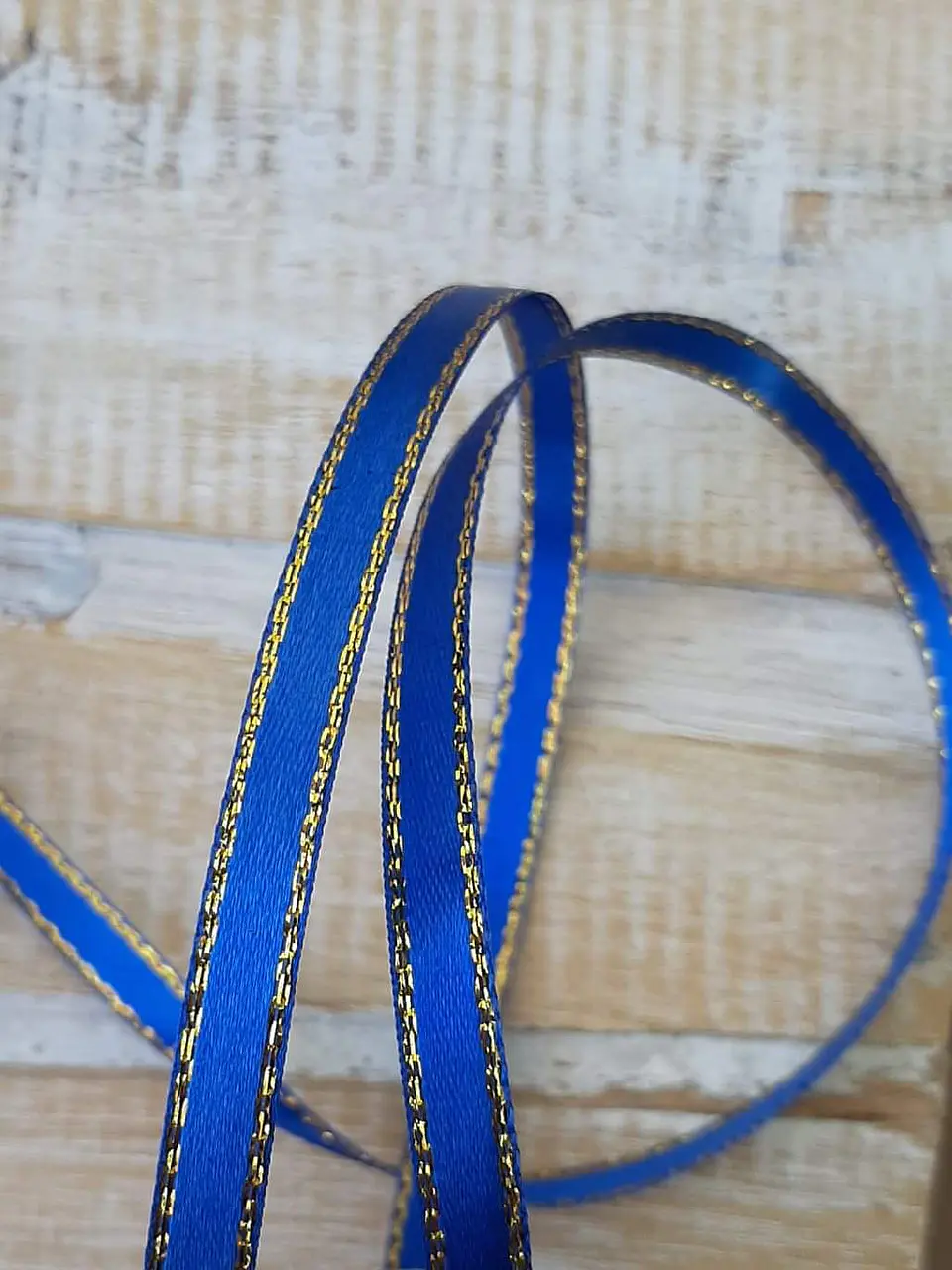 Rollo 27m Cinta Satín Lúrex 7mm 2