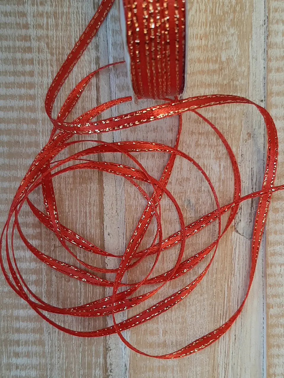 Rollo Cinta satín lúrex 3mm 8