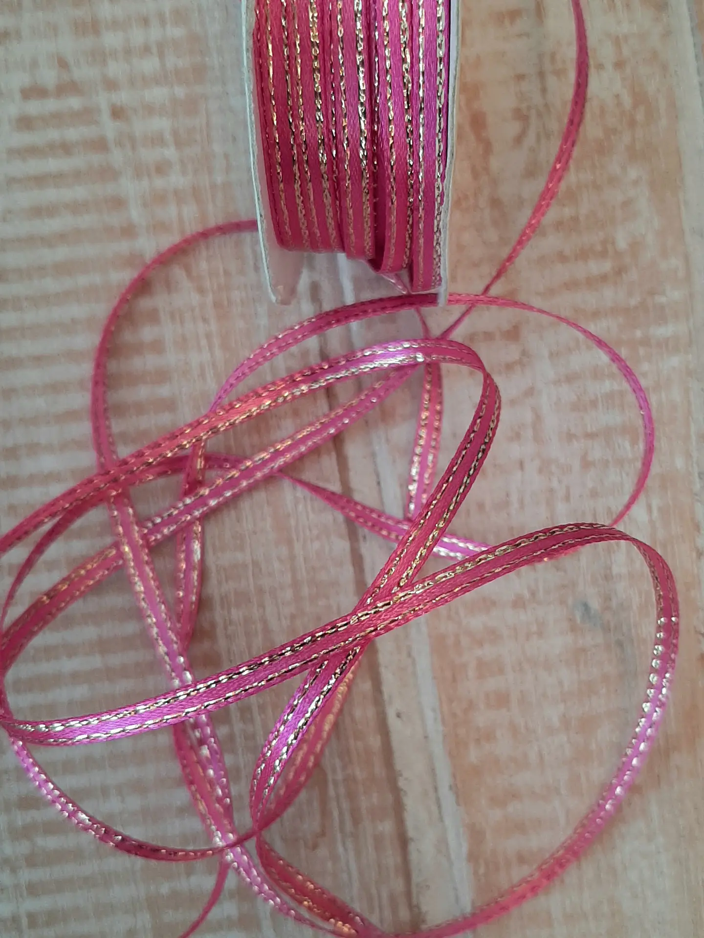 Rollo Cinta satín lúrex 3mm 7