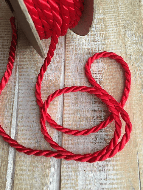 Cordón Torcido Satinado 5mm por metro