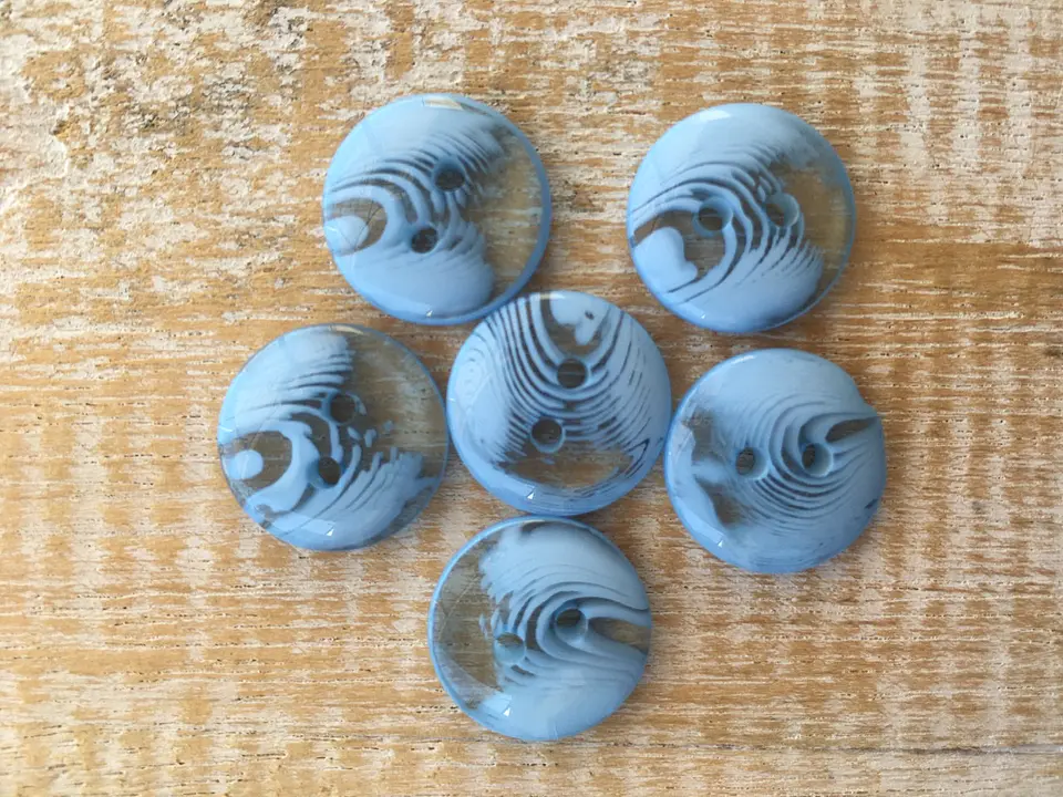 Set 6 botones marmoleados 15mm 4