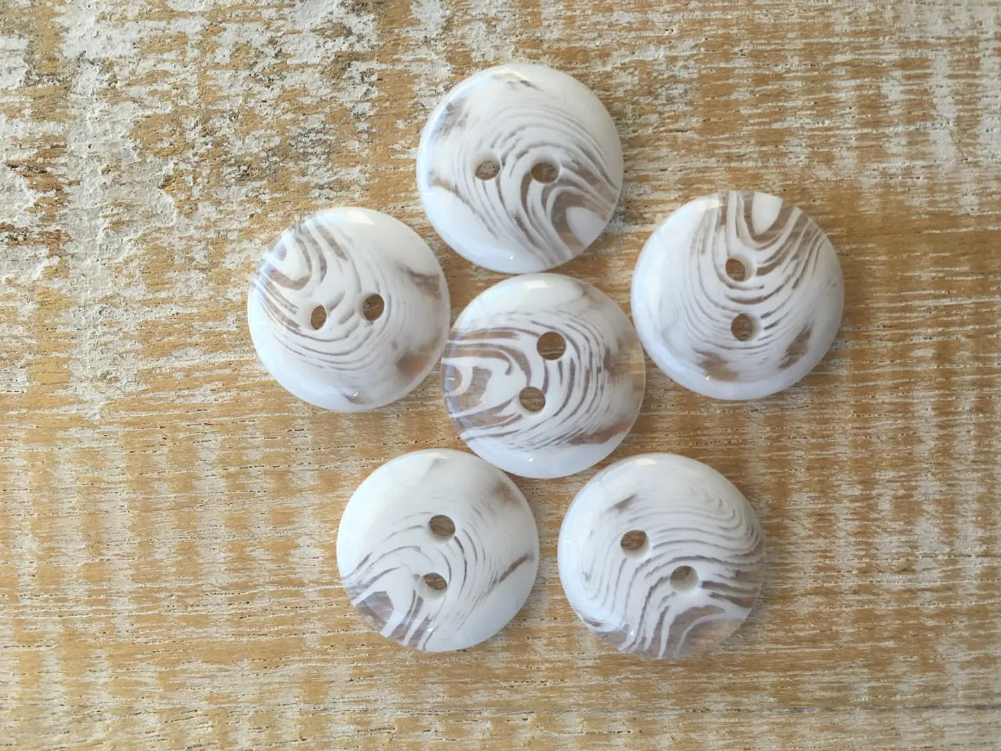 Set 6 botones marmoleados 15mm 5