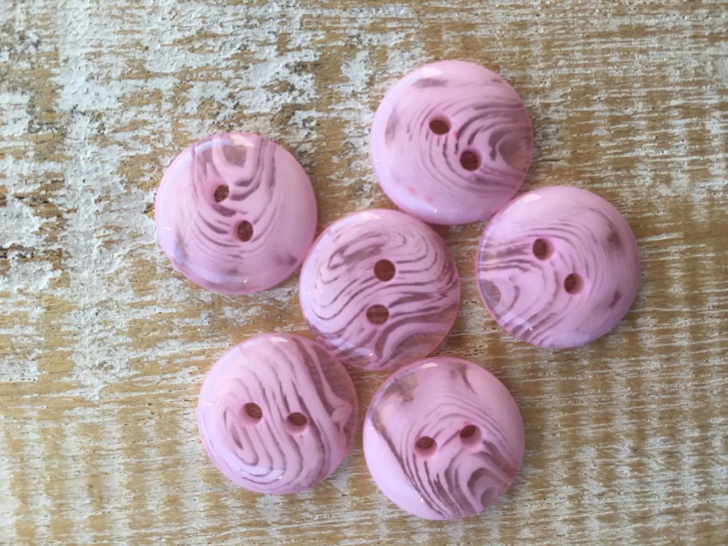 Set 6 botones marmoleados 15mm 10