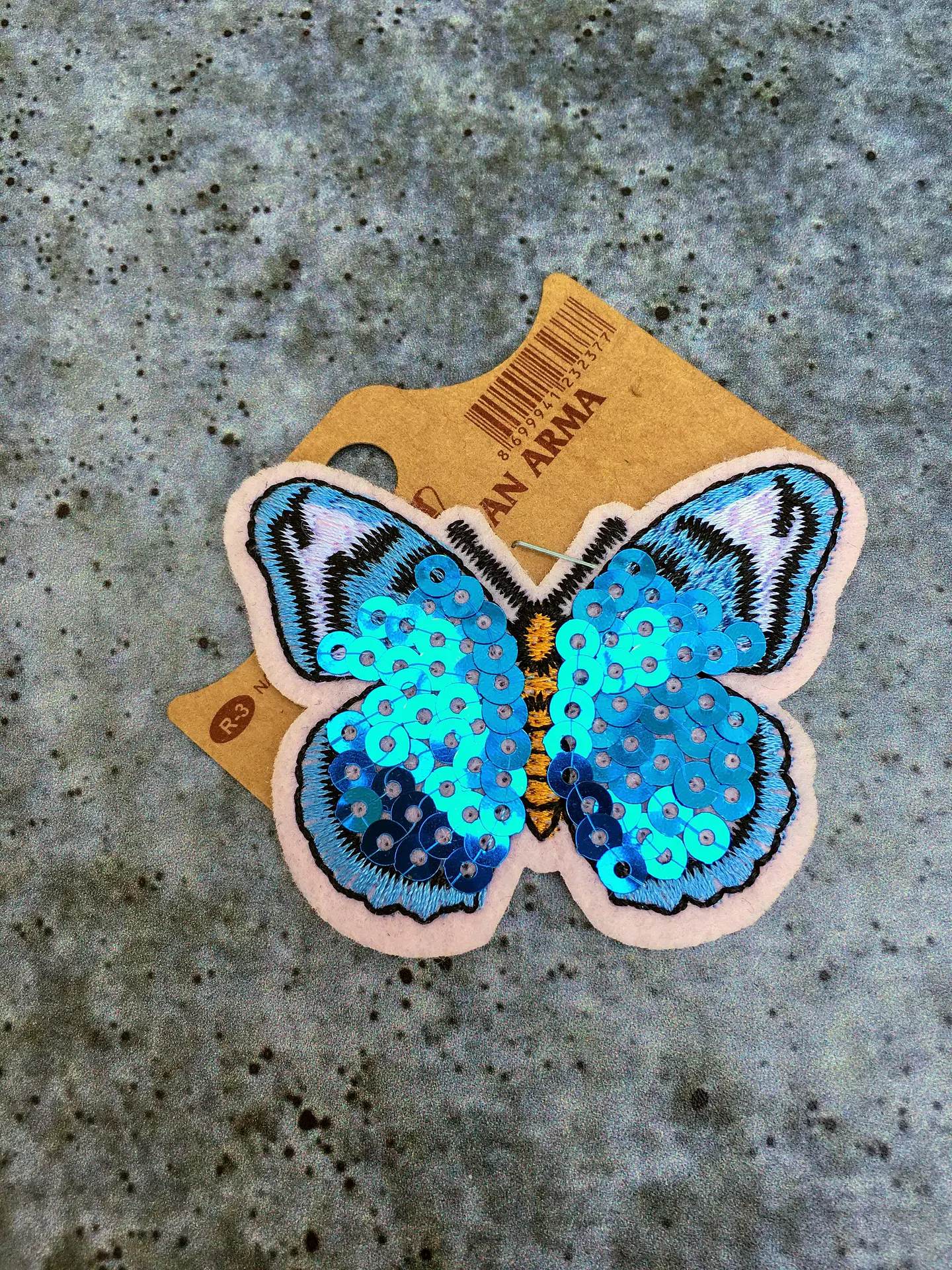 Parche Mariposa azul 1