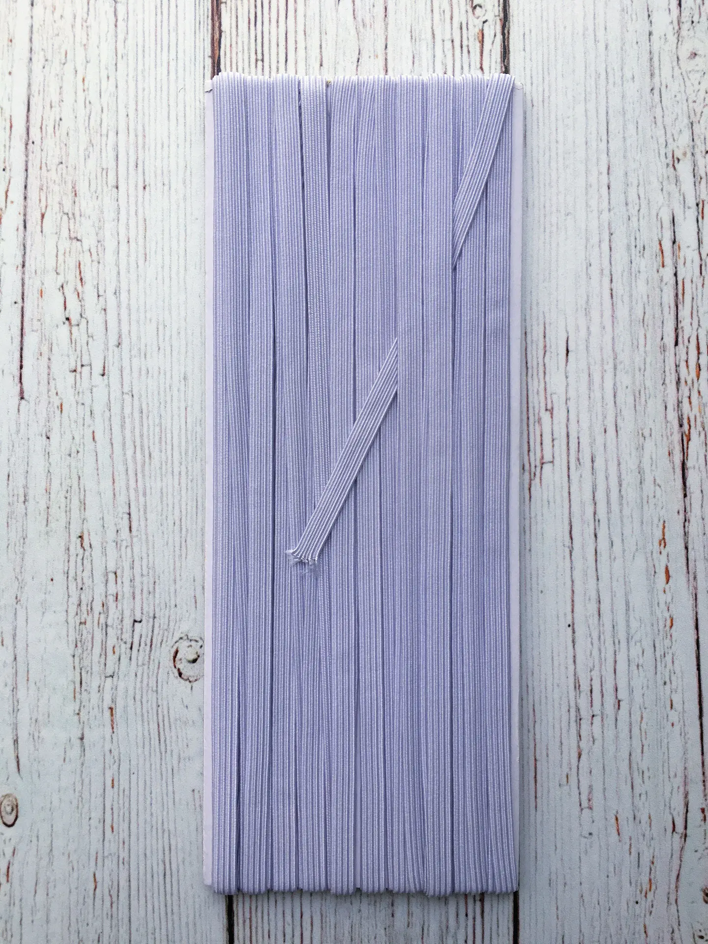 Elástico Blanco plano por pieza 10mts 1