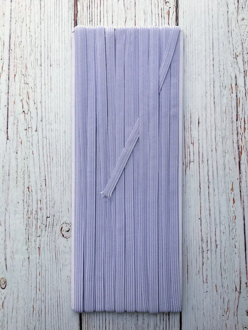 Elástico Blanco plano por pieza 10mts 1