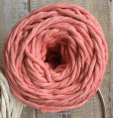 Ovillo algodón peinado mezcla 3mm colores 100gr