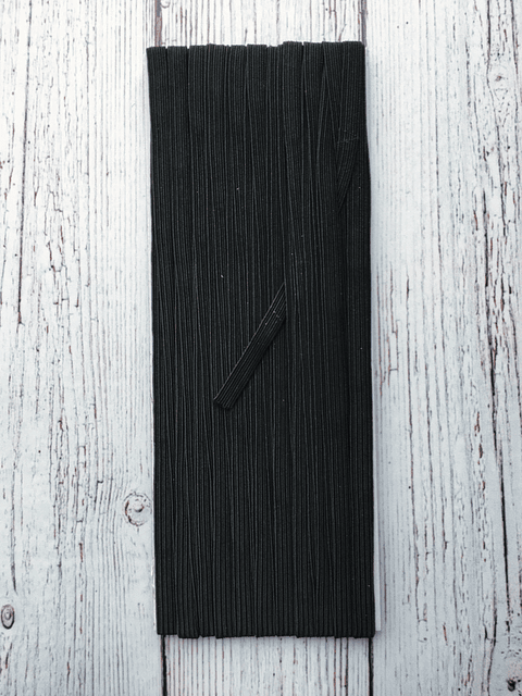 Elástico Negro plano por pieza 10mts