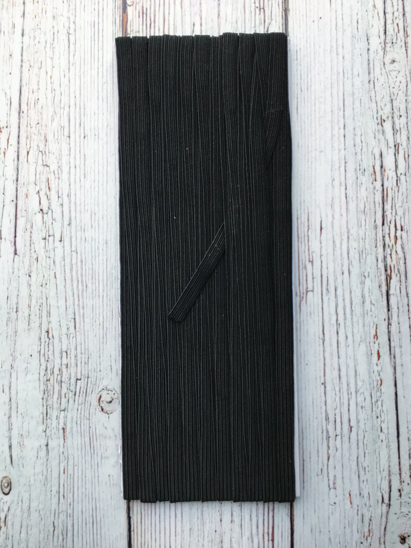 Elástico Negro plano por pieza 10mts 1