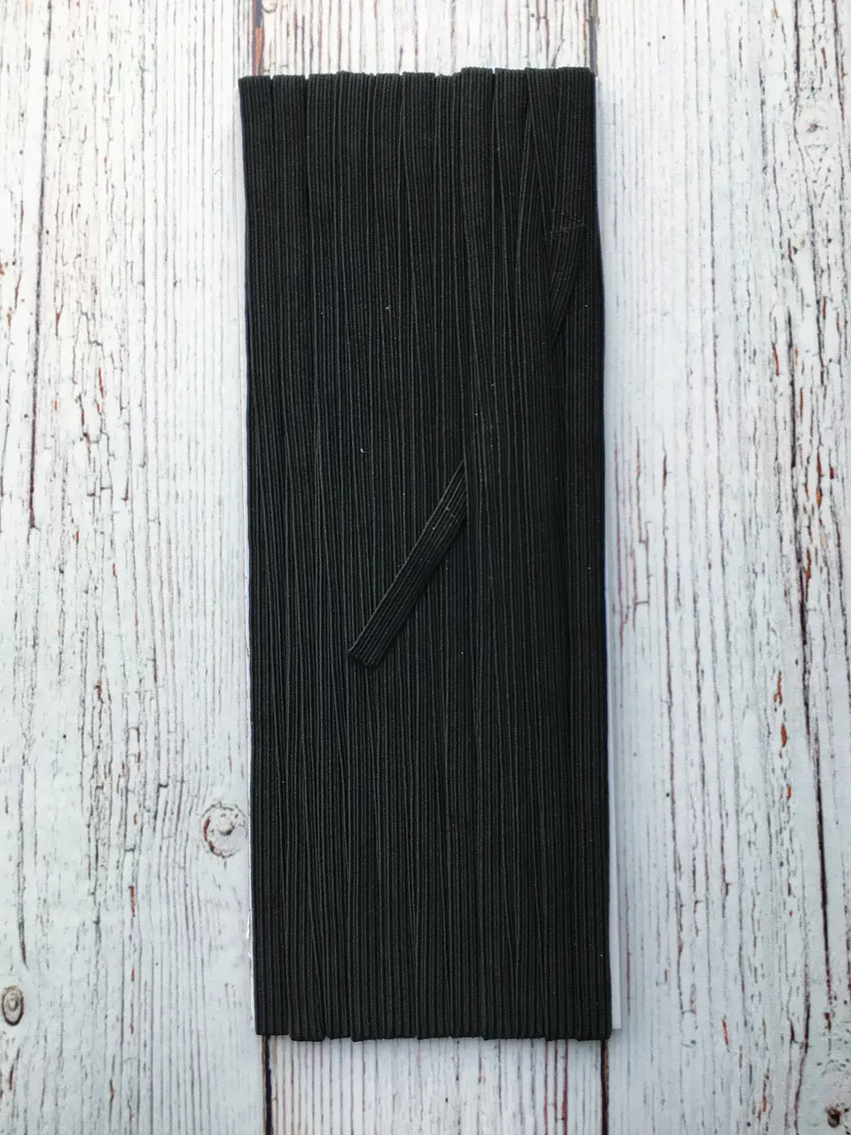 Elástico Negro plano por pieza 10mts 1