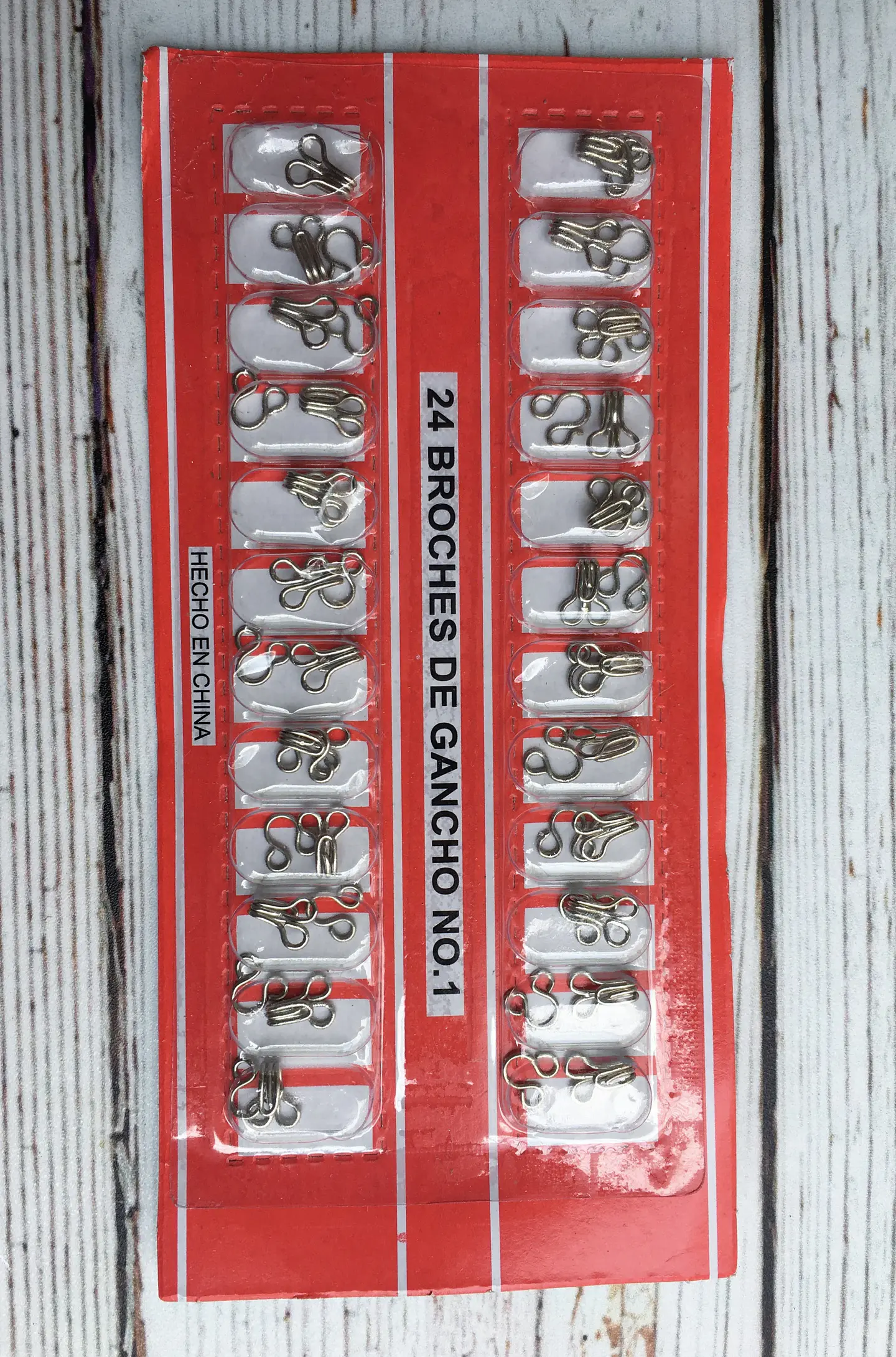 Broches gancho macho hembra plateado 1