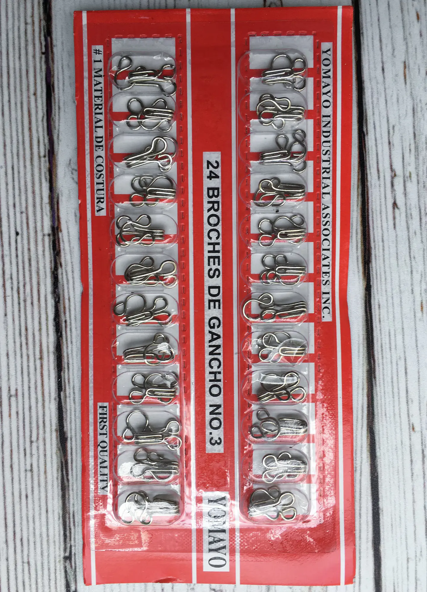 Broches gancho macho hembra plateado 3