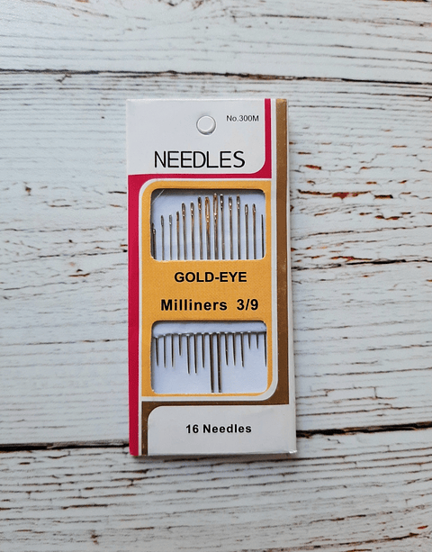 Set Agujas Bordado Gold Eye 3/9