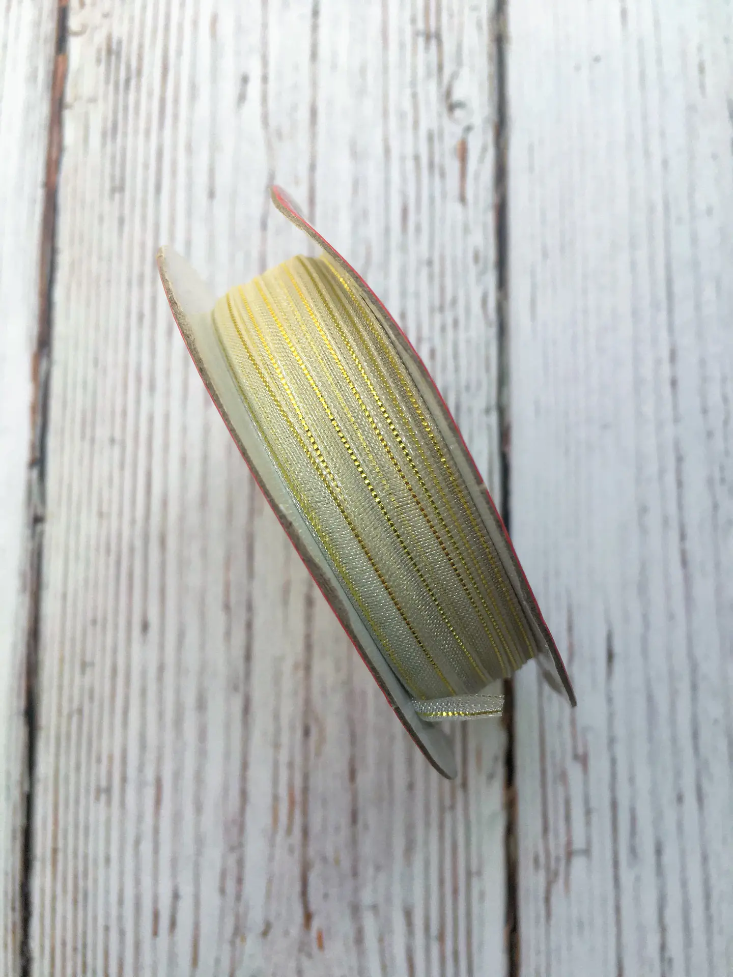 Cinta Organza lúrex 4mm 27mts 3
