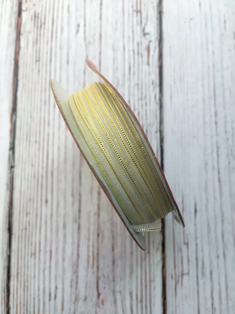 Cinta Organza lúrex 4mm 27mts 3