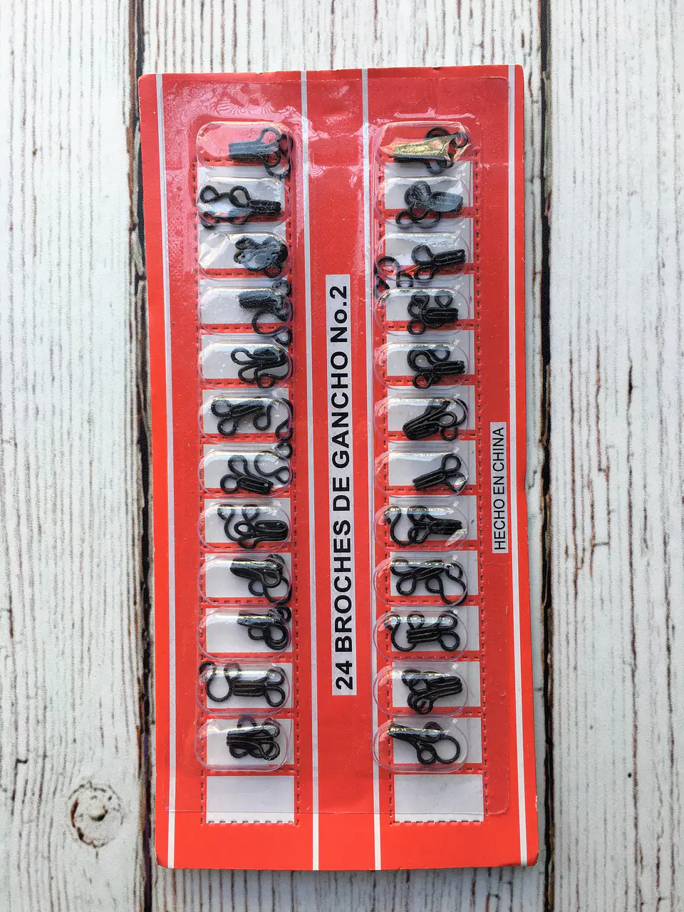 Broches gancho macho hembra negro 2