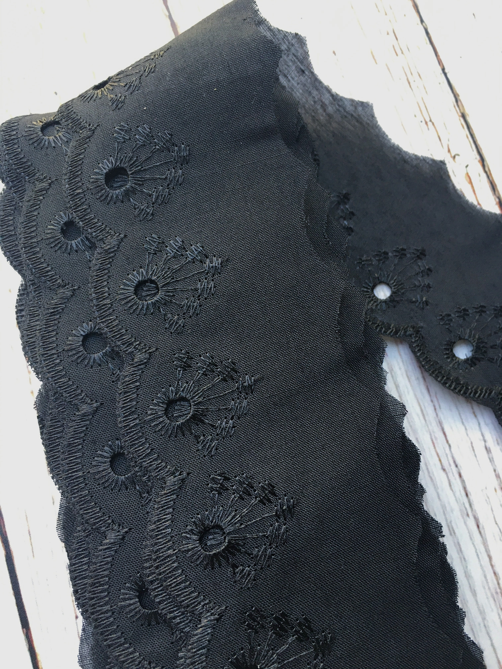 Broderie Pavo real 5cms por metro 5