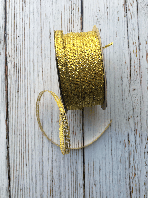 Rollo de Cinta Dorada Metalizada 50mts