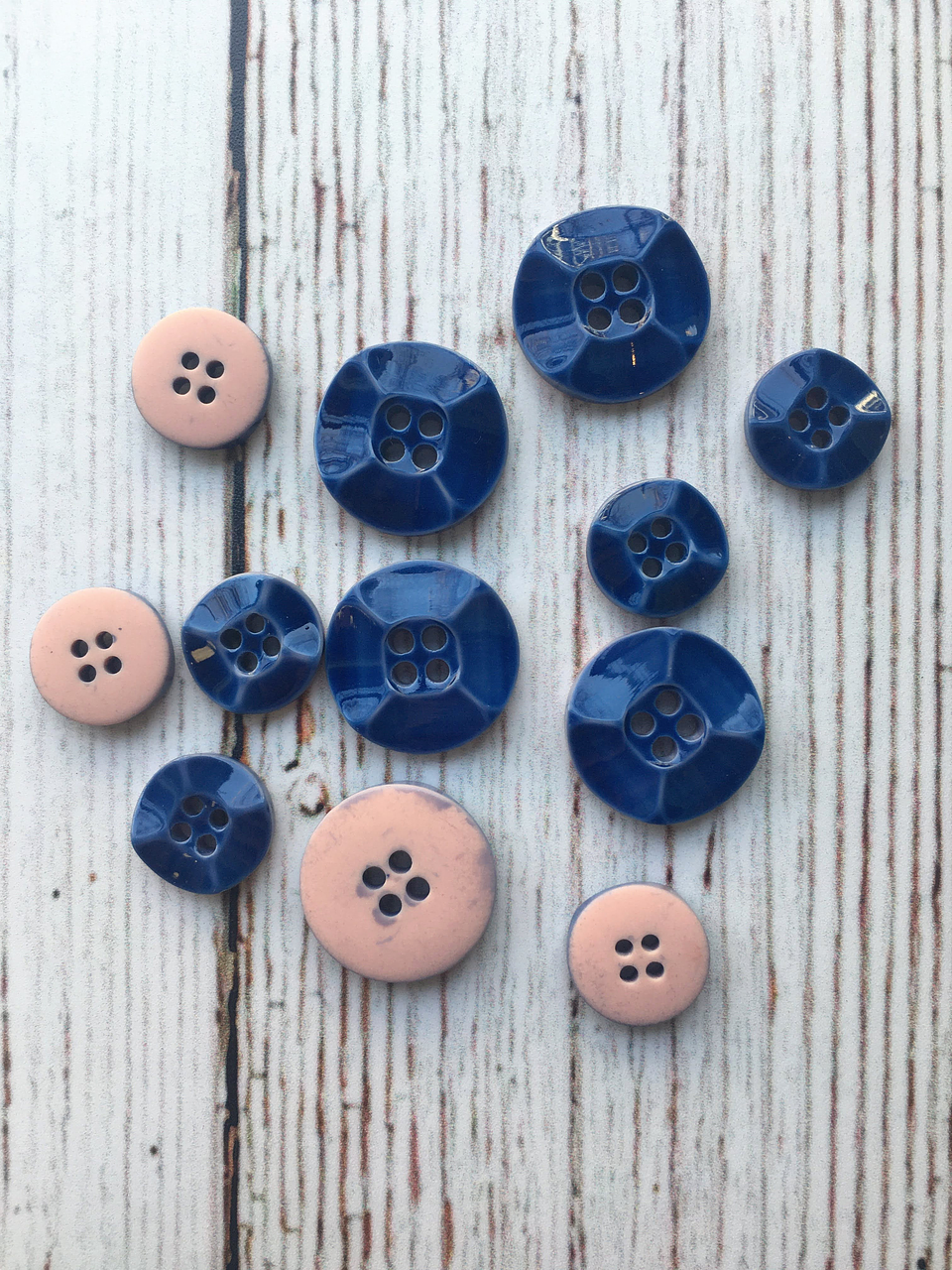 Set 6 Botones Amalia Azules 1