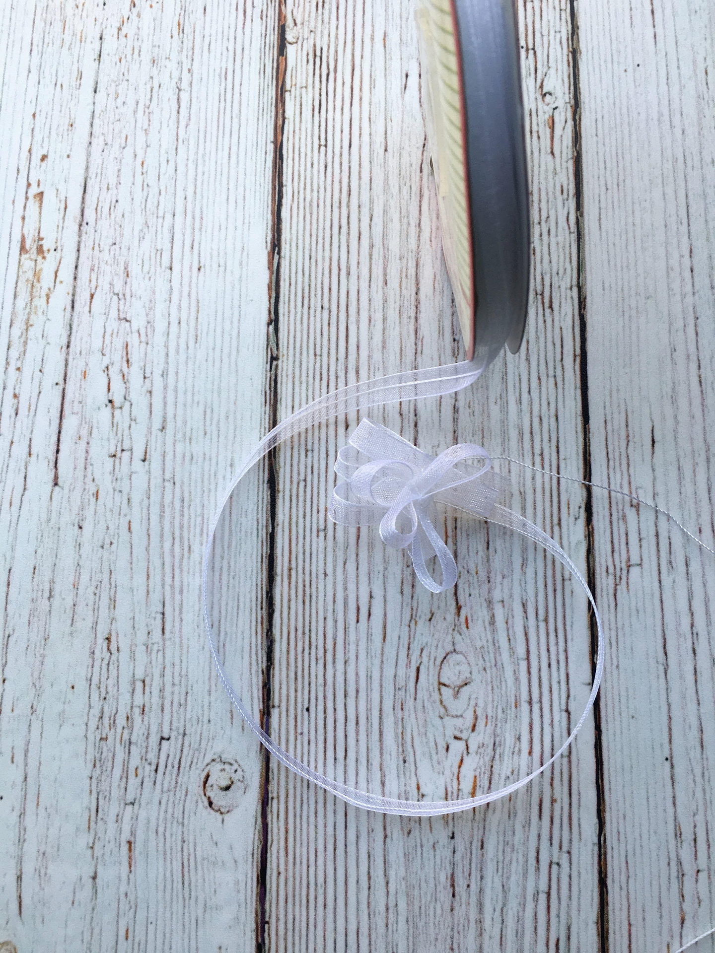 Rollo Lazo mágico organza 7mm 1