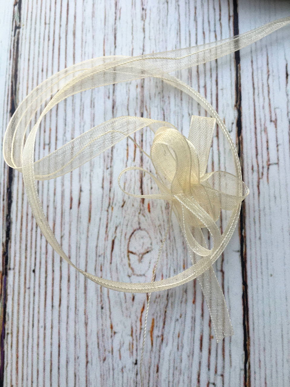 Rollo Lazo mágico organza 7mm 3