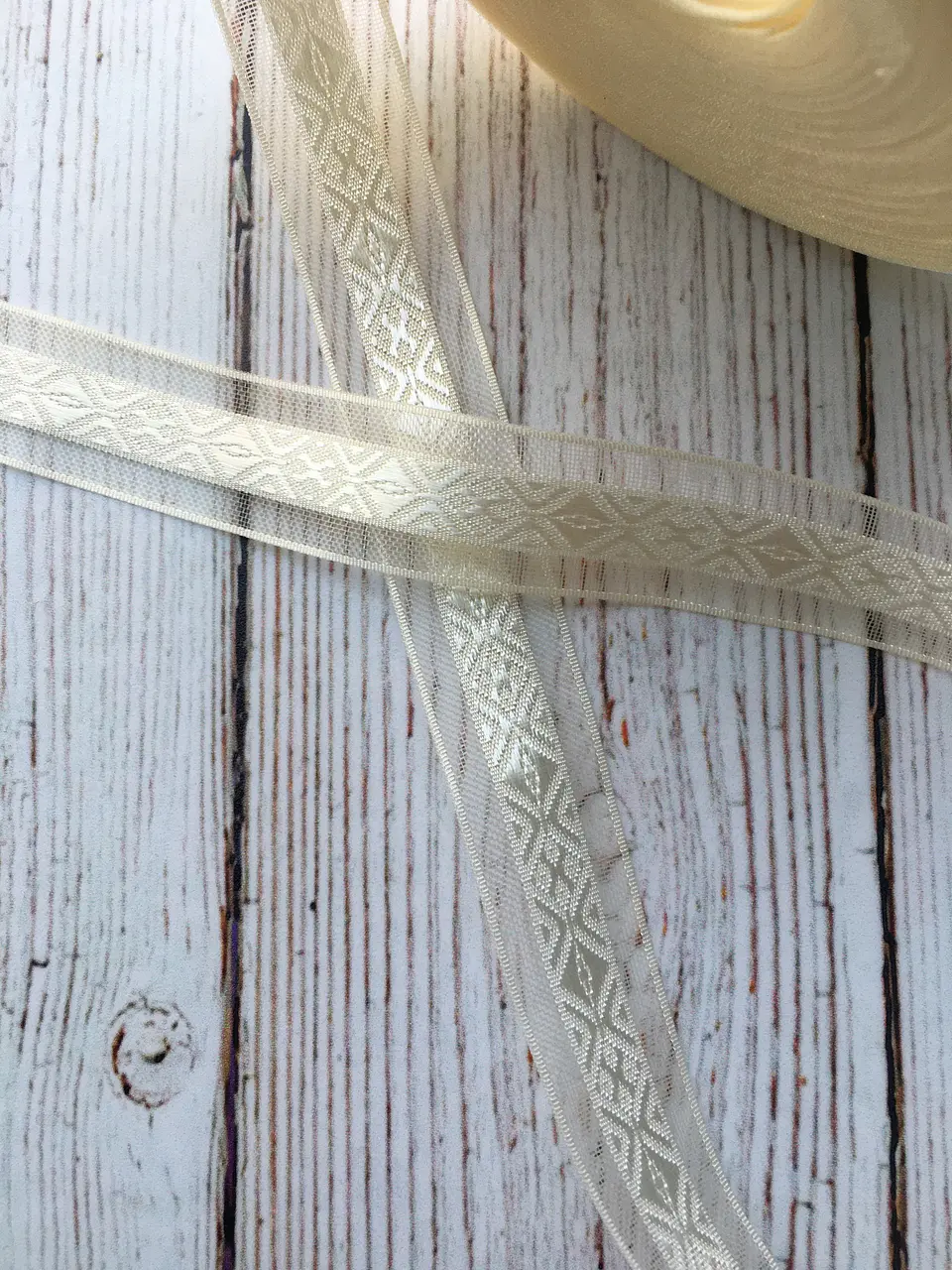 ﻿Rollo Cinta Organza Geo 18mm 2