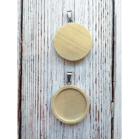 Base colgante de madera para bordado