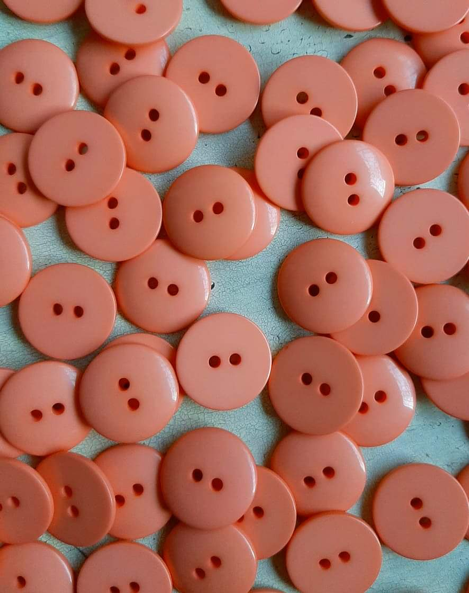 Set 6 Botones Lenteja 25mm 17