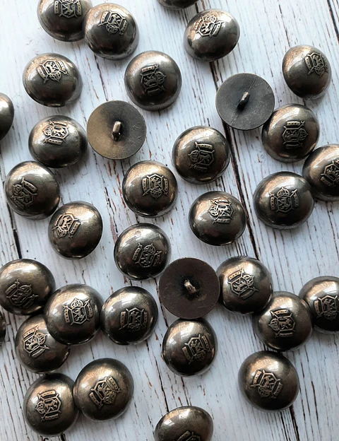 Set 6 Botones Escudo 