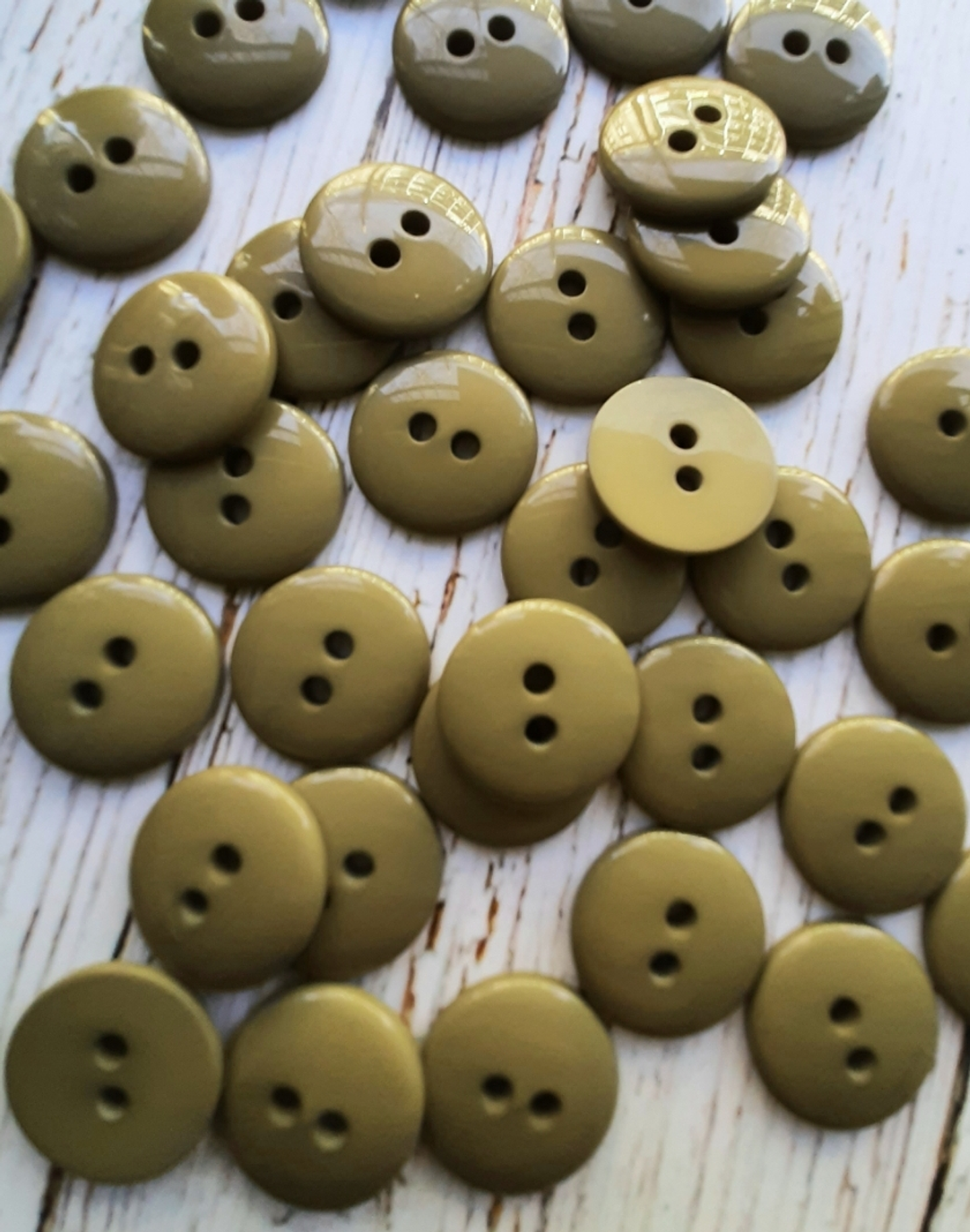 Set 6 Botones Lenteja 22mm 17