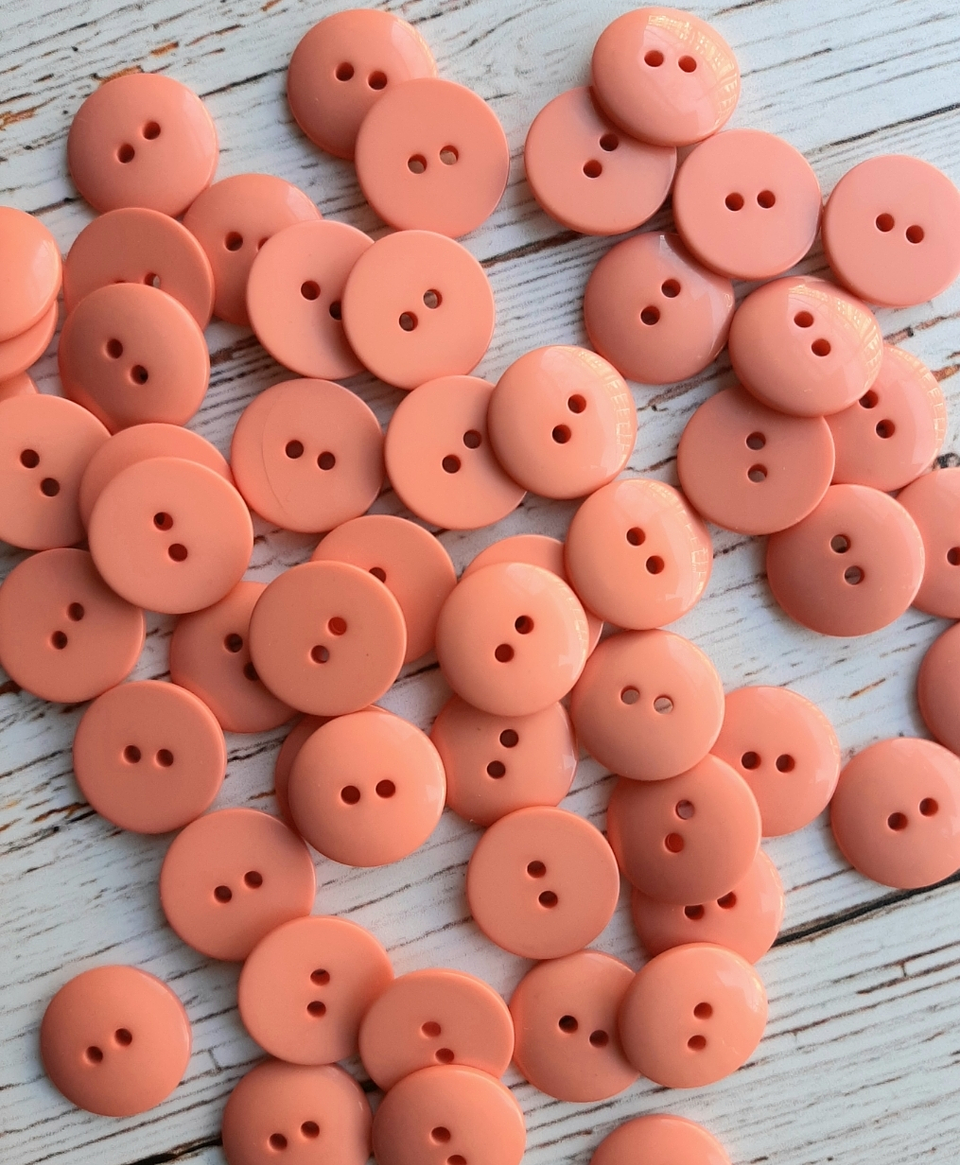 Set 6 Botones Lenteja 22mm 20