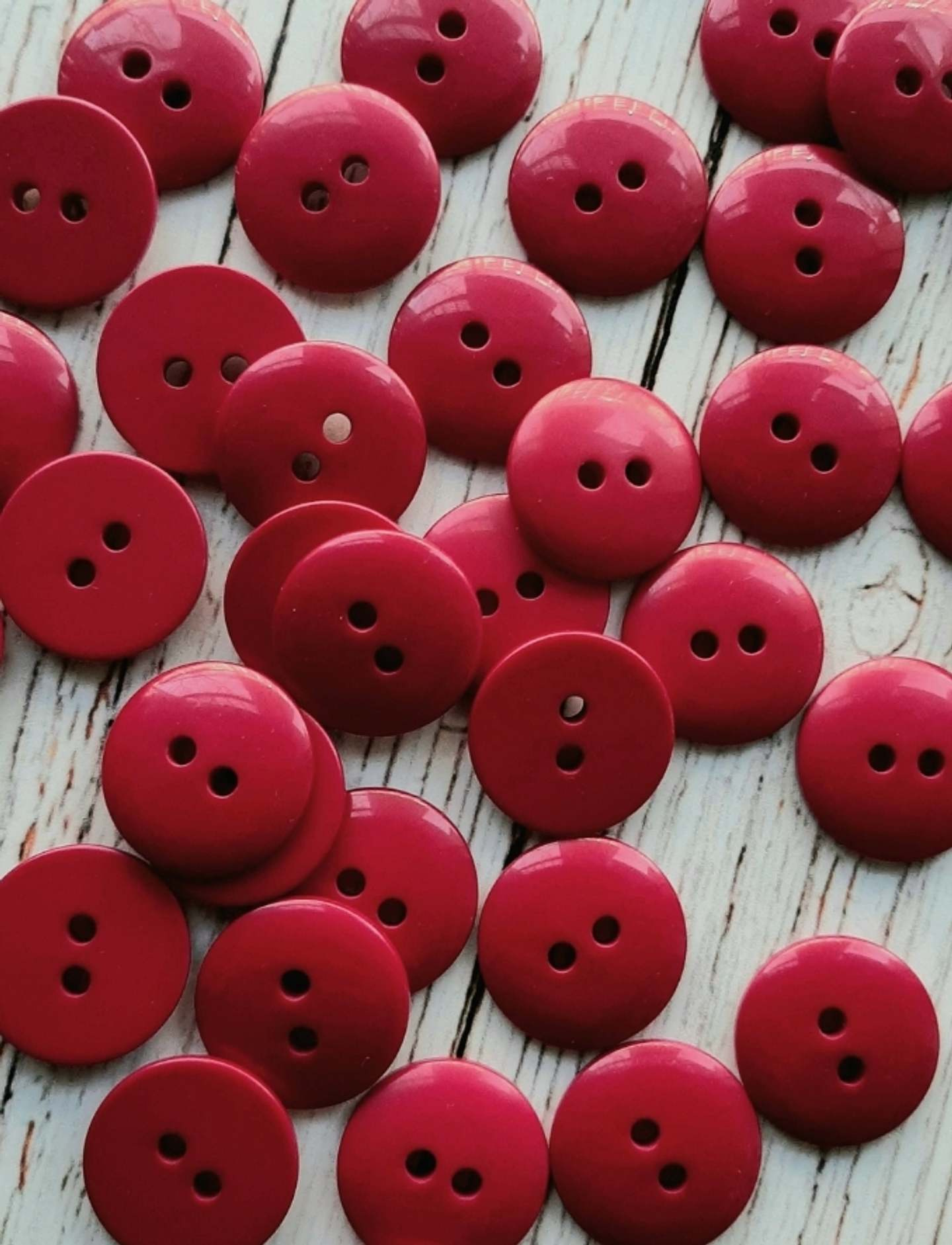 Set 6 Botones Lenteja 25mm 16