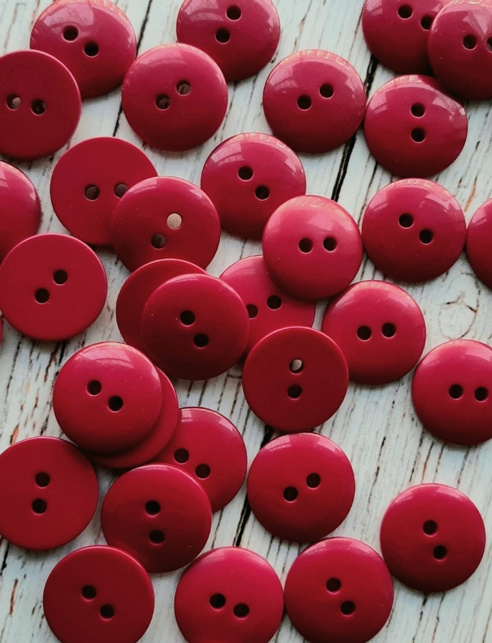 Set 6 Botones Lenteja 25mm 16