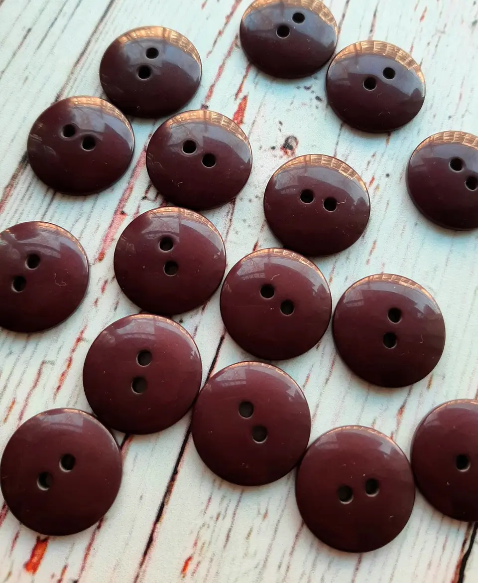 Set 6 Botones Lenteja 20mm 16