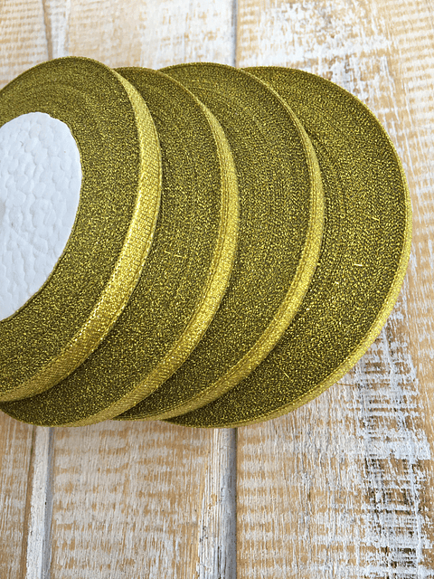Rollo Cinta Lúrex 6mm