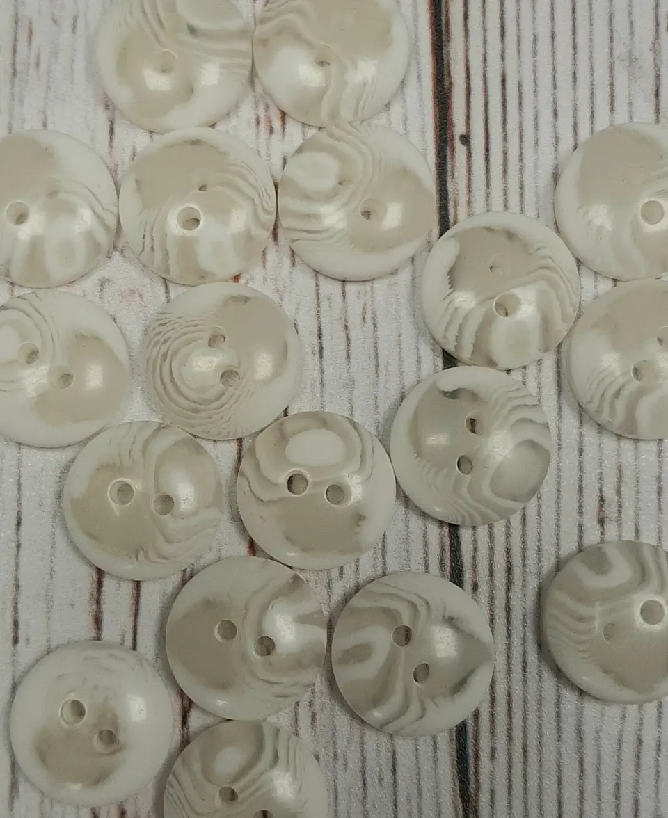 Set 6 Botones marmoleados 18mm 3