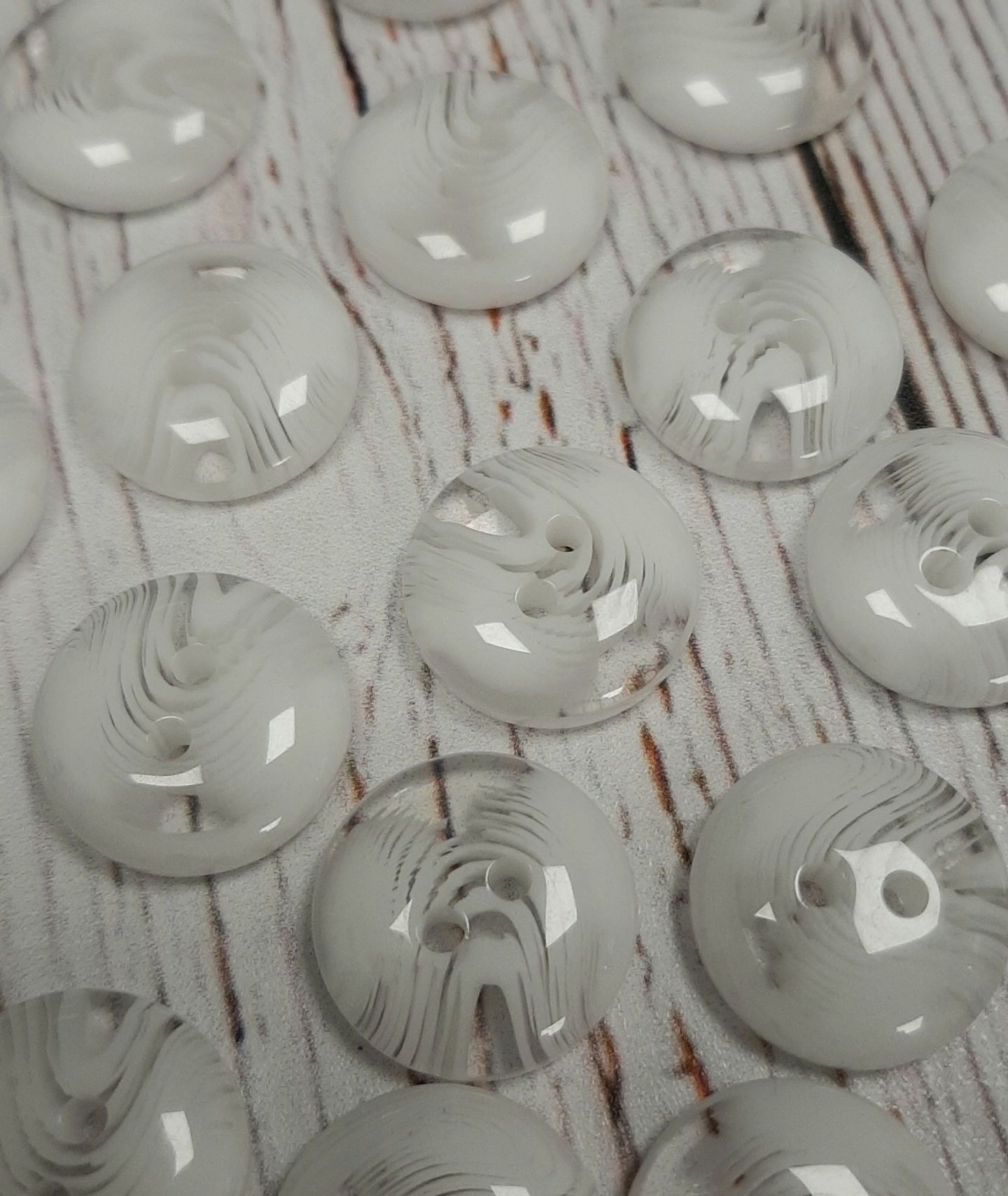 Set 6 Botones marmoleados 20mm 1